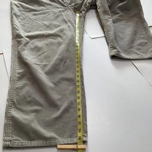 Route 66 Pants Mens Sz 42x30 Beige Corduroy Loose Fit Y2K Vintage Standard Wale - Picture 12 of 15